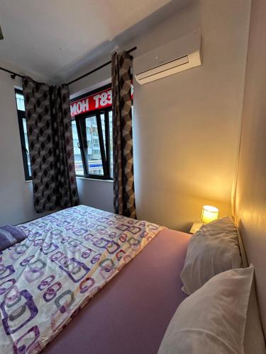 1 double bed