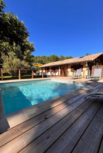 A szálláshely kívülről, La bergerie des Landes in Lit-Et-Mixe