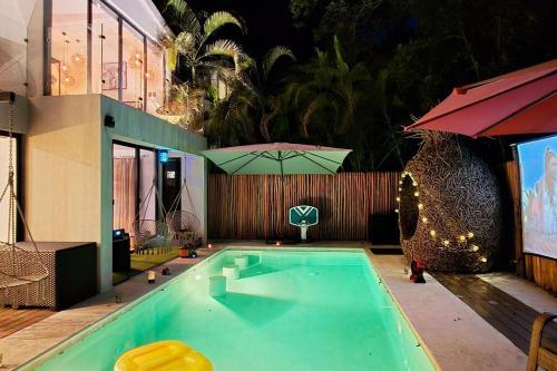 Villa Casa Pulpo Paradise in gated community in Playa del Carmen, Mexico