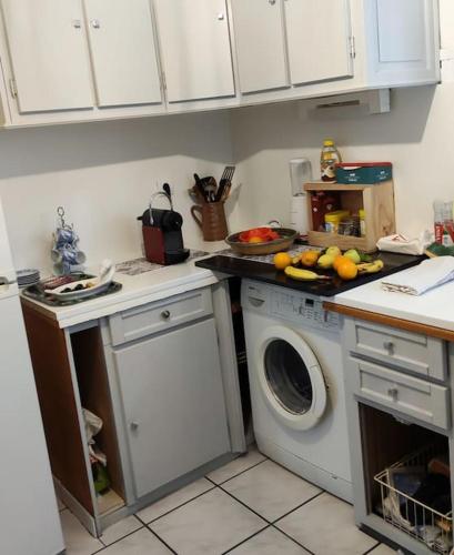 кухня, Appartement de 51 m2 avec jardin de 51 m2, parking privé (Appartement de 51 m2 avec jardin de 51 m2, parking prive) in Ашере