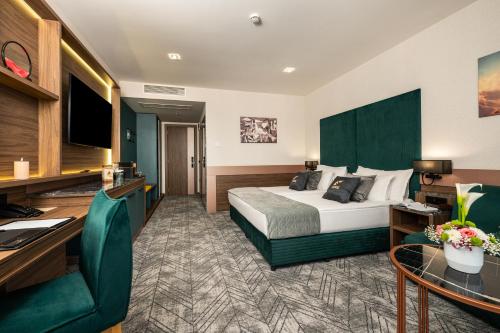1 double bed