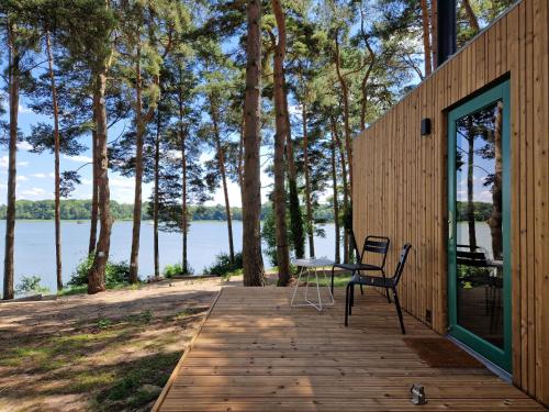A szálláshely kívülről, Tiny Houses & Schwedenhäuser Ahoi Camp Canow (Tiny Houses & Schwedenhauser Ahoi Camp Canow) in Wustrow
