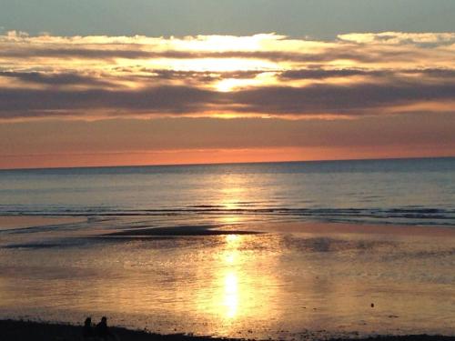 Beach, La Villa Marguerite in Quiberville