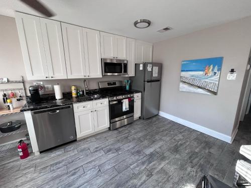 Beach Block Parking Modern Decor Porch in Brigantine, USA