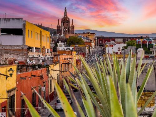 CASA RUBEO - San Miguel Rooftop Casa, Free Parking, AC, Centro in San Miguel de Allende, Mexico