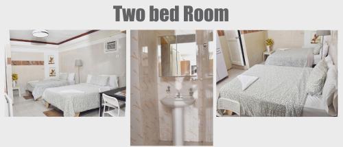 2 double beds