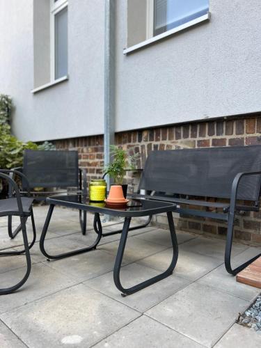 LE Vacation City Nord Apartment, Terrasse, Küche, Netflix, Free TV, Leipzig (foto 8)