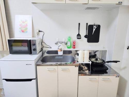 Dotonbori Kuromon Market Namba Accommodation for 4 with beam projector 406