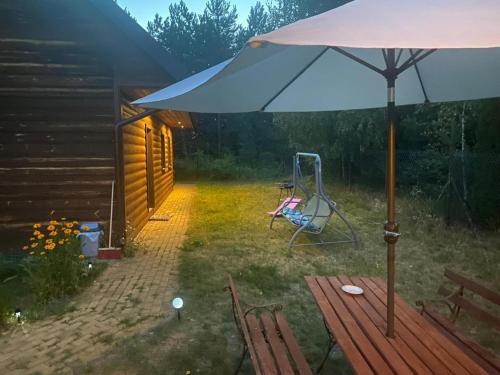 Dārzs, Agroturystyka Szczebra 33c Dolina Rospudy pod Augustowem, Apartamenty 2-pokojowe z aneksami kuchenny in Nowinka