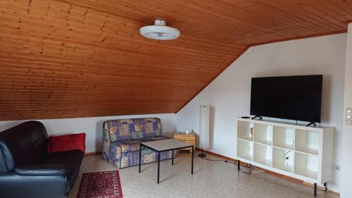 共用Lounge/電視區, Ferienwohnung in Ländliche Gegend die zum Verweilen einlädt (Ferienwohnung in Landliche Gegend die zum Verweilen einladt) in 瓦亨羅特