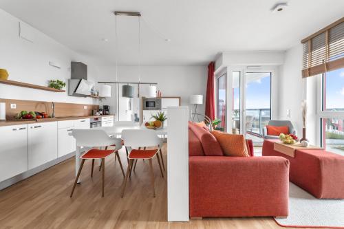 kuchyně, Ferienwohnung Meermarie Olpenitz in Olpenitz
