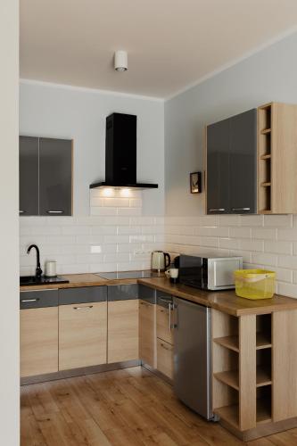 Kitchen, Pajakowka Apartament I in Slodyczki