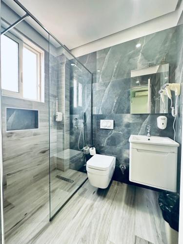 Fürdőszoba, Hotel Lakaj in Velipoje