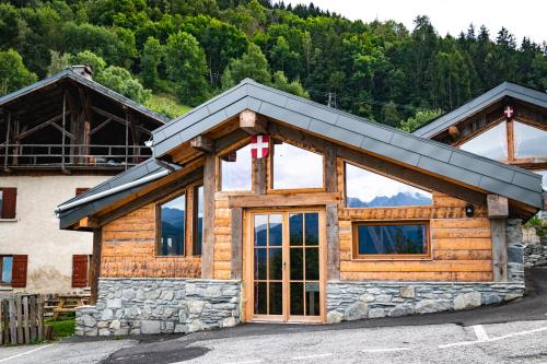 Chalet Balnéo Billard La Plagne Savoie Vue TOP gîte à louer Montorlin