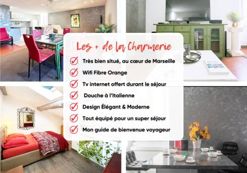 ღ LA CHARMERIE Duplex climatisé à 5min du Vieux Port, Marsylia (zdjęcie 2)