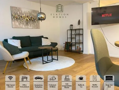 traumhafte Business & Relax Wohnung direkt im Stadtkern Oettingens by Elation Homes in Oettingen in Bayern, Deutschland