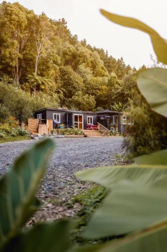 Exterior view, Kaitake Kabana - Unique, off-grid, studio retreat in Kaitake