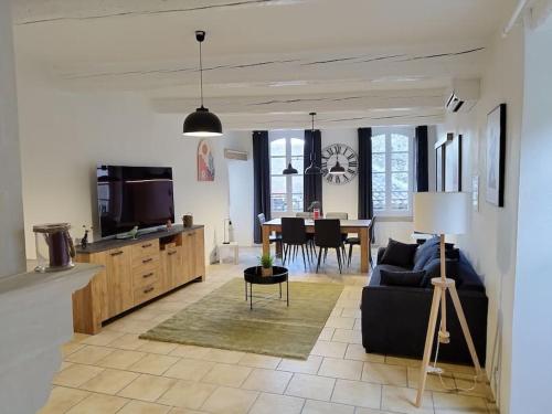 Közös társalgó / TV, La Montée du Château (La Montee du Chateau) in Grignan