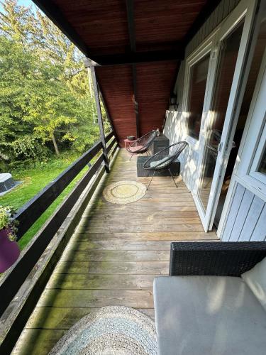 Balkons/terase, Skovbrynet 2 The place for you in Lokena