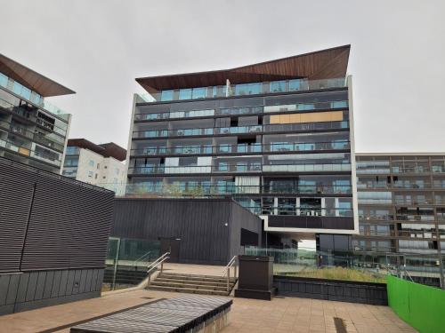 Exterior view, Modern apartment in Tapiola centre in Tapiola