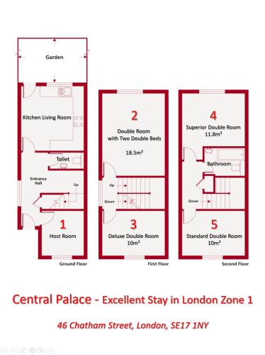 Central Palace - Excellent Stay in London Zone 1, Londýn (fotografie 2)