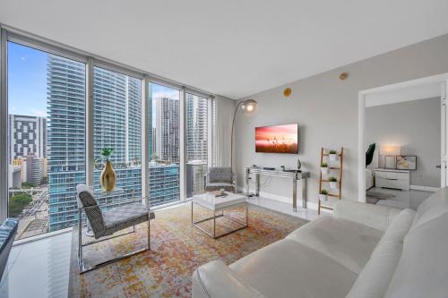 Gorgeous 2BR Icon Brickell-WaterViews-FREESPA in Miami, USA
