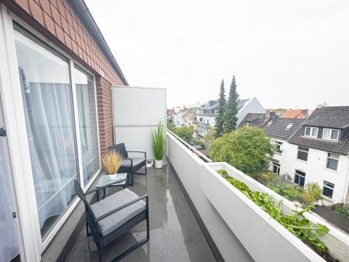 ImmoStay Waterfront Apartments - Balkon über Bremen & Parking, Bremen (photo 7)