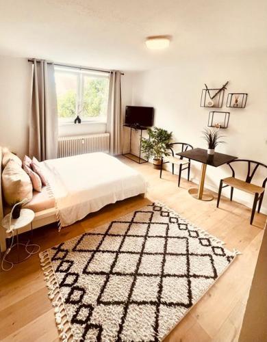 Ferienwohnung an der Uniklinik mit eigener Küche und renoviertem Badezimmer (Ferienwohnung an der Uniklinik mit eigener Kuche und renoviertem Badezimmer) in Homburg