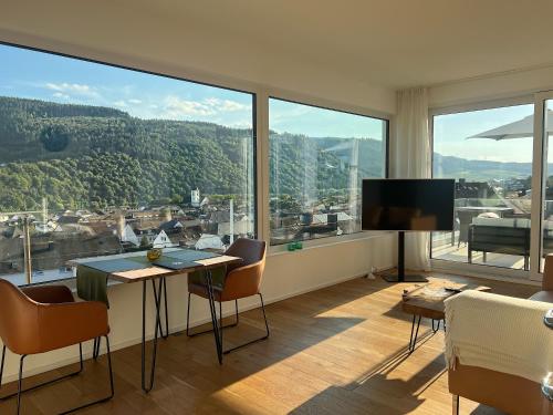 View, Weingut-Aparthotel Olinger in Mehring (Trier-Saarburg)