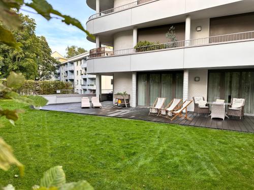 Stadtwohnung mit Garten