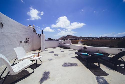 balkon/terras, Casa Natura in San Bartolome