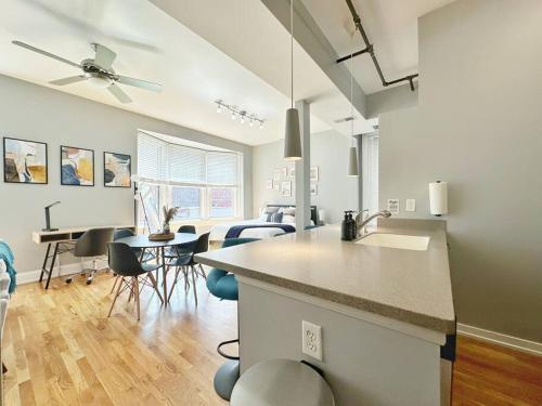 Boho Studio Loft Meets Luxury in OTR Cincinnati! - Tap to explore photos