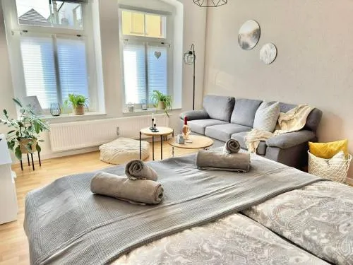 Appartement "STADTGEFLÜSTER" im Zentrum, inkl Stellplatz, 2 Betten, Babybett, Balkon, gratis Kaffee und Tee, WLAN in Bautzen, Deutschland