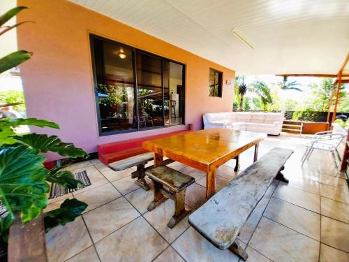 Balkong/terasse, TAHITI - Bungalow Toah Piti in Afaahiti