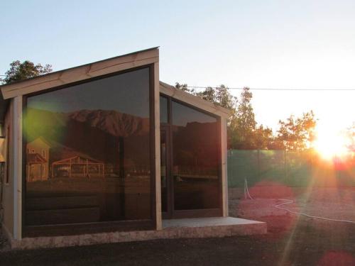 Cabaña con tinaja privada