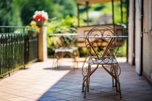 ระเบียง/ชานเรือน, Villa Stella in ซาลี-เดอ-เบอาร์