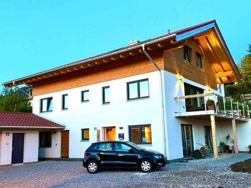 外部景觀, Ferienwohnung Enzian in 哈爾布萊希