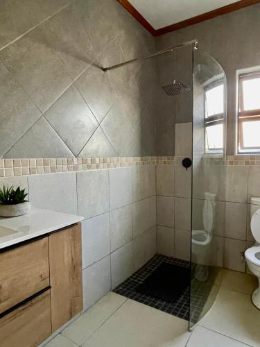 Shower, Grey Net in Palapye