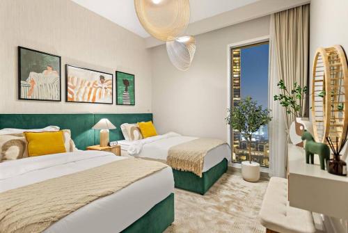 Chic 2BR Stay at Creek Horizon with Pool, Gym and Prime Dubai Location, Dubai (foto 4)