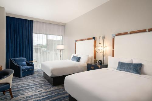 Queen Room with Two Queen and City View room in JW Marriott Savannah Plant Riverside District
