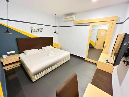 1 double bed
