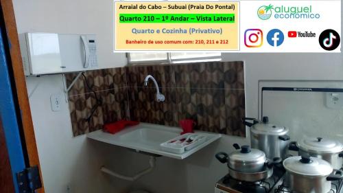 Kjøkken, Arraial do Cabo – Subuai Village - Aluguel Econômico (Arraial do Cabo – Subuai Village - Aluguel Economico) in Arraial do Cabo