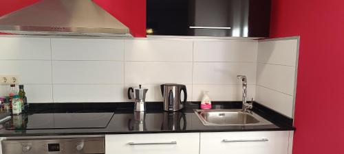 ห้องครัว, Apartamento La Cava in คาลาออร์รา / ซานอาเดรียน