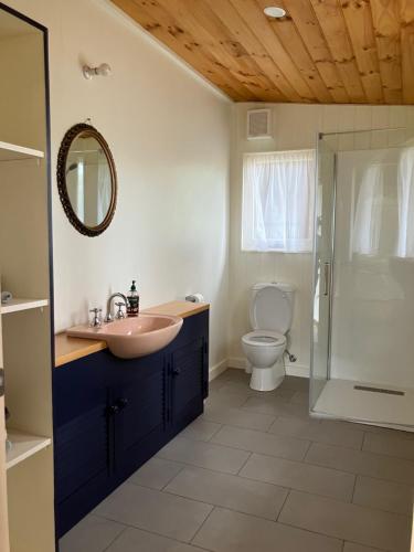 Fürdőszoba, Grannies Lane Cottage in Acheron