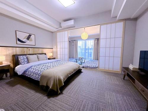 40平!2卧室可住6人,徒步5分钟到达道顿堀,日本桥,黑门市场,8分钟到达心斋桥,难波,天王寺大阪城의 대표사진