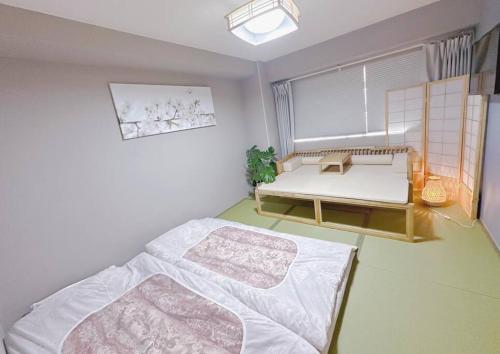 55平方!2卧室可住7人,5分黒門市場,難波,道頓堀,心斎橋,大阪城,天王寺,Wi-Fi,新規