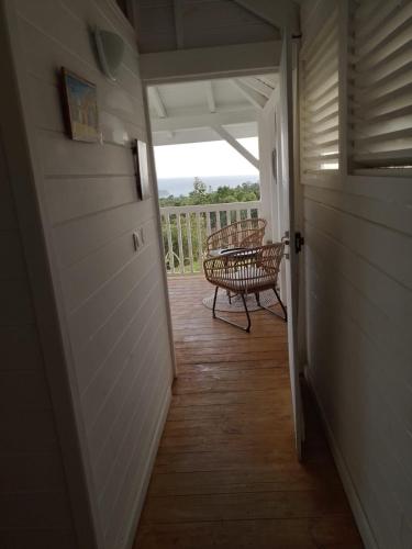 Balcony/terrace, Bungalow Villa-Dehe in Deshaies