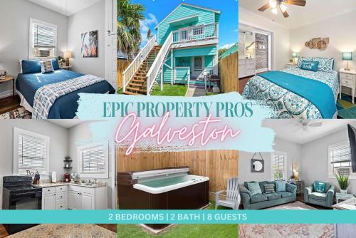 Tourist Hotspot Walk to Beach Hangout & Relax in Galveston, USA