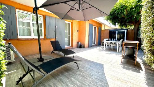 Villa Mimosa - Maison climatisée proche plage gîte à louer Sanary-sur-Mer