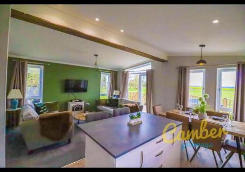 Iekārtas, Puddledock - luxury lodge - Romney Marsh, Kent in Snargate